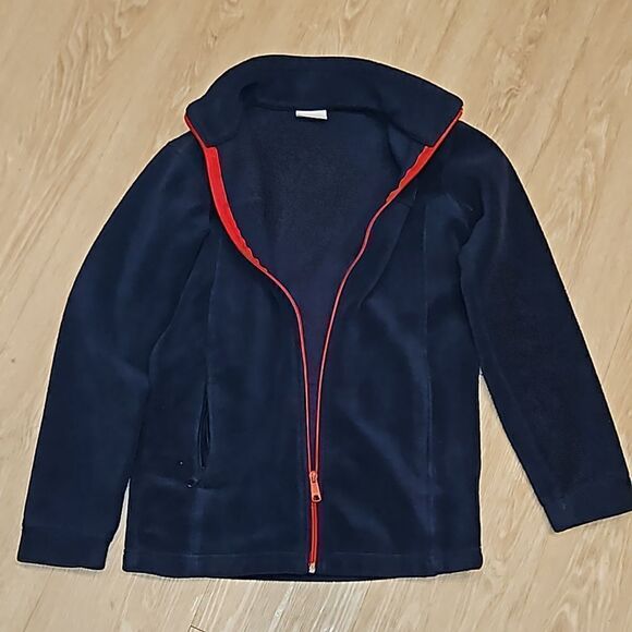 Columbia fleece zip up jacket boy’s kids youth size Large - Picture 2 of 3